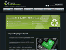 Tablet Screenshot of dynamicassetrecovery.com